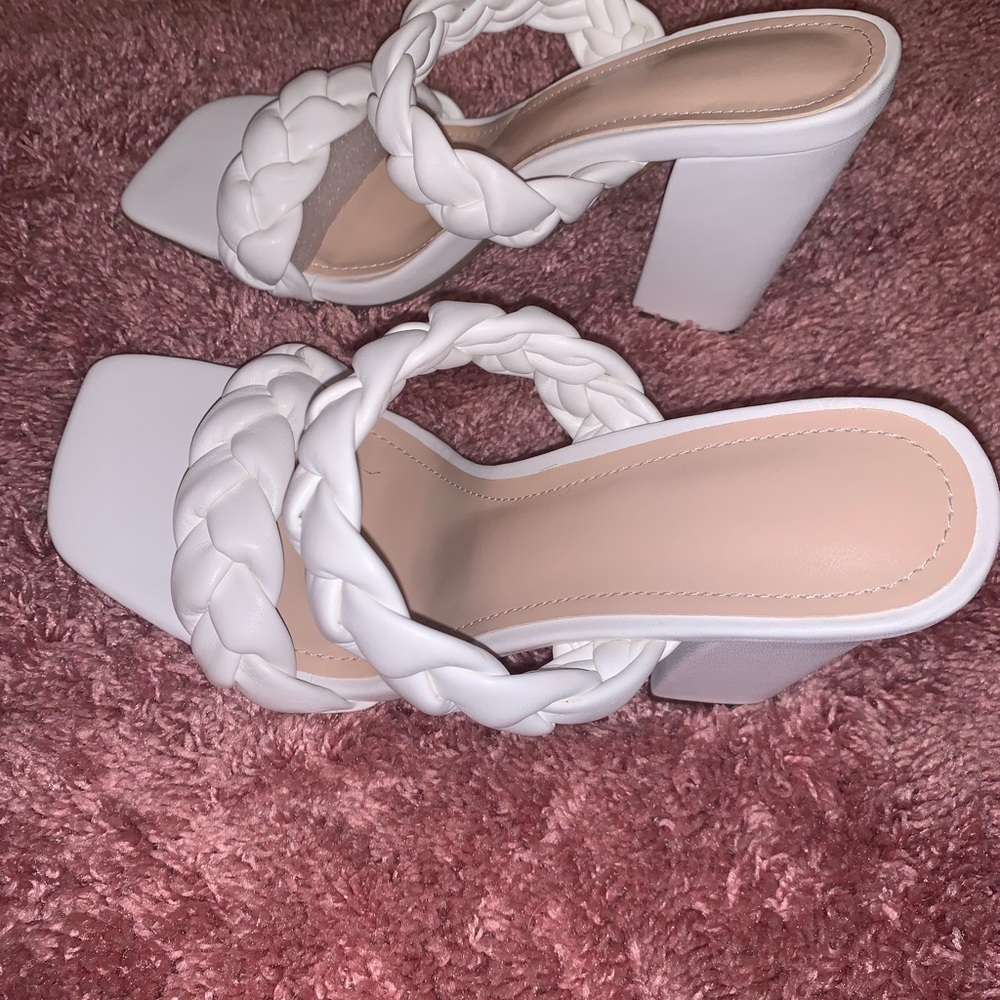 White heels never worn